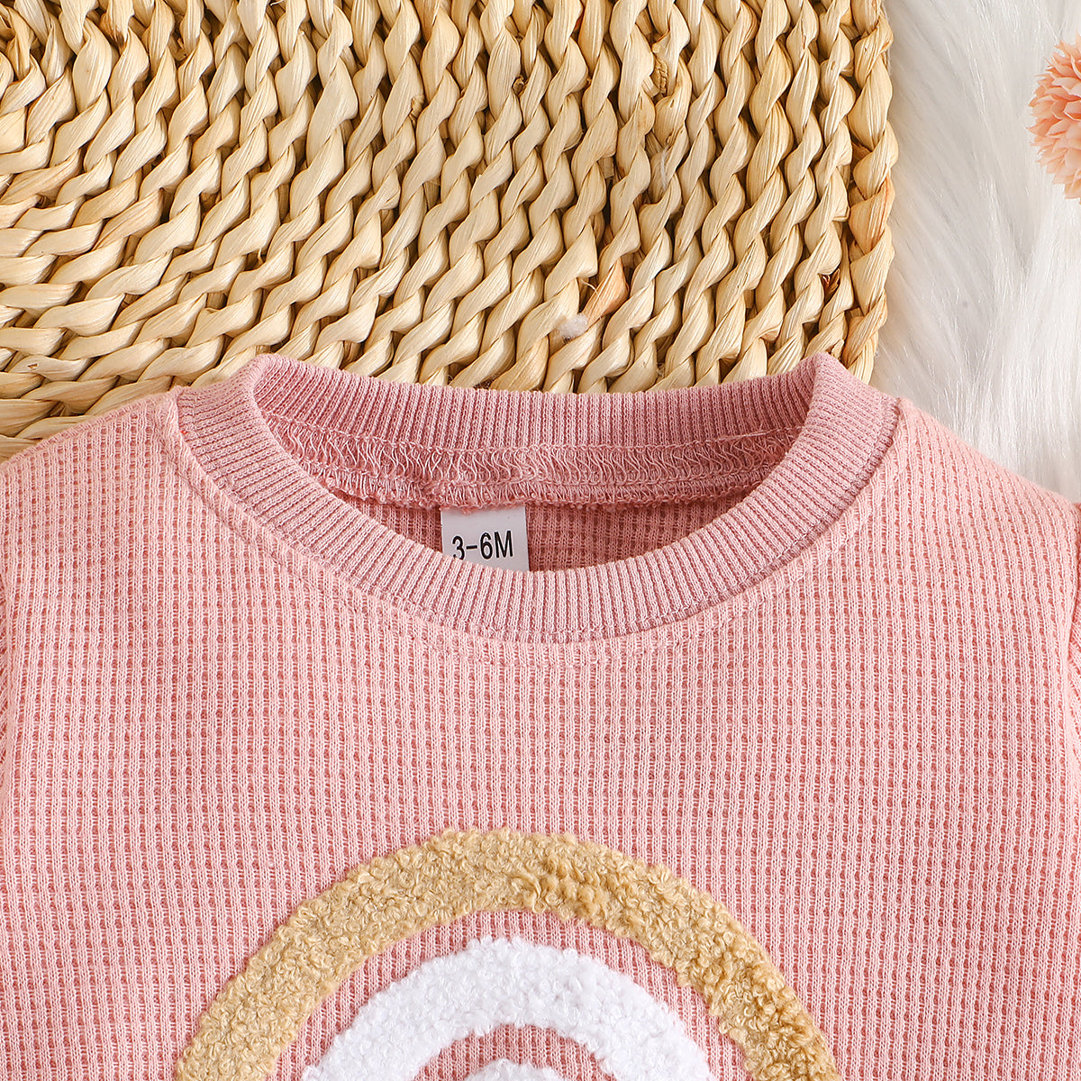 Rainbow Hoodie Pink